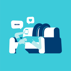 Social media use by generation
