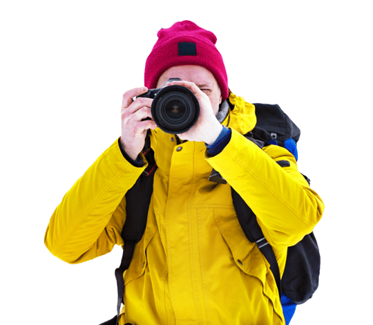 man with camera