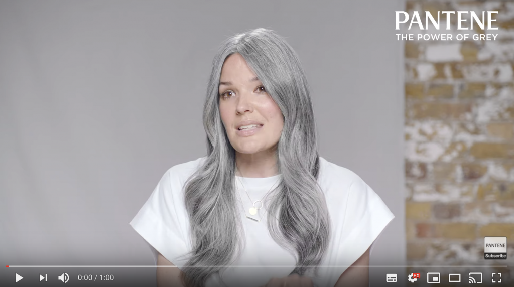 Click to access Pantene's advertising campaign video. 